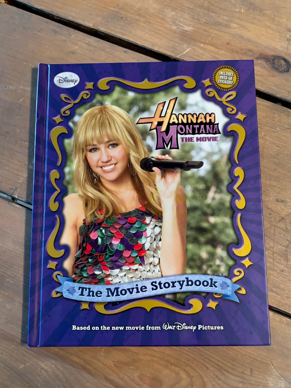 Hannah Montana The Movie Storybook with STICKERS 2009